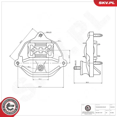 Mounting, automatic transmission Audi A5 · Audi A4 B8 · Audi A4 B8 Avant