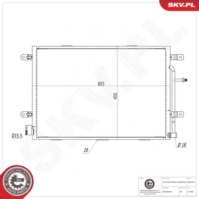 Condenser, air conditioning Audi A6 C5 · Audi A6 C5 Avant · Audi ALLROAD C5