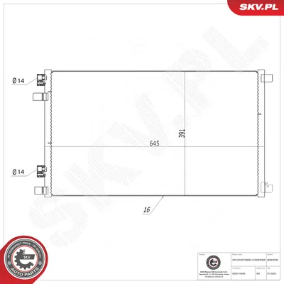 Condenser, air conditioning Renault MEGANE II · Renault SCÉNIC II · Renault MEGANE II Coupé-Cabriolet