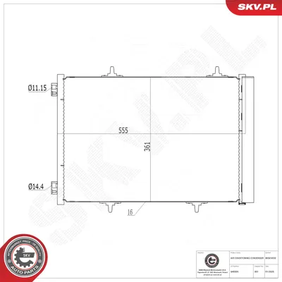 Condenser, air conditioning Citroën C3 I · Citroën C3 PICASSO · Citroën C3 II