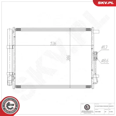 Condenser, air conditioning Hyundai i30 · Hyundai i30 Estate · Hyundai i30 Coupe