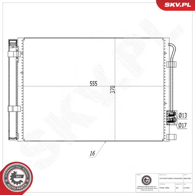 Condenser, air conditioning Hyundai i20 I · Hyundai ACCENT IV · Hyundai VELOSTER