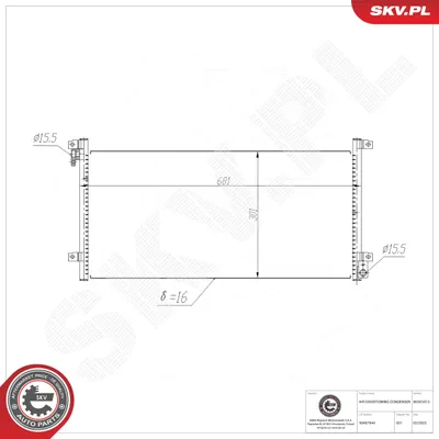 Condenser, air conditioning Iveco DAILY III Van · Iveco DAILY III Platform/Chassis