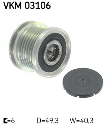 Alternator Freewheel Clutch Ford GALAXY I · Ford GALAXY MK I VAN · Seat CORDOBA