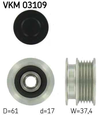 Alternator Freewheel Clutch Seat AROSA · Skoda FELICIA I · Skoda FELICIA I Estate
