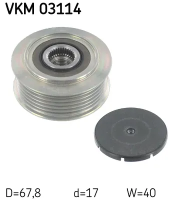 Alternator Freewheel Clutch Volvo V70 I · Volvo S70 · Volvo S80 I