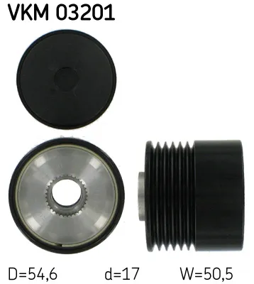 Alternator Freewheel Clutch Alfa Romeo MITO · Bmw 1 · Fiat GRANDE PUNTO
