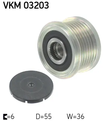 Alternator Freewheel Clutch Citroën JUMPER II Bus · Citroën JUMPER II Van · Citroën JUMPER II Platform/Chassis