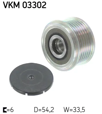 Alternator Freewheel Clutch Citroën EVASION MPV · Citroën JUMPY I · Citroën BERLINGO / BERLINGO FIRST Box Body/MPV