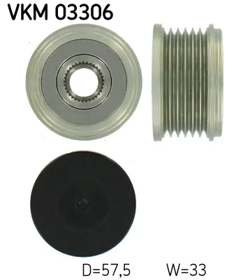 Alternator Freewheel Clutch Citroën EVASION MPV · Citroën JUMPY I · Citroën BERLINGO / BERLINGO FIRST Box Body/MPV