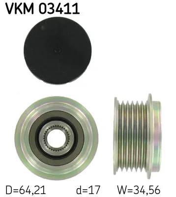 Alternator Freewheel Clutch Ford GALAXY II · Ford S-MAX · Ford MONDEO IV Saloon