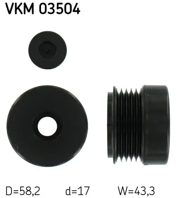 Alternator Freewheel Clutch Opel ASTRA G Hatchback · Opel ASTRA G Estate · Opel ASTRA G Saloon