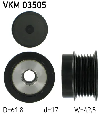 Alternator Freewheel Clutch Opel VECTRA C · Opel VECTRA C GTS · Opel SIGNUM Hatchback