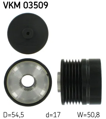 Alternator Freewheel Clutch Alfa Romeo MITO · Fiat GRANDE PUNTO · Fiat PUNTO EVO