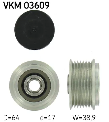Alternator Freewheel Clutch Nissan TERRANO II · Nissan PATHFINDER II · Nissan PATROL GR V Wagon