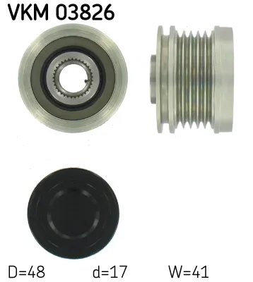Alternator Freewheel Clutch Mercedes-Benz A-CLASS · Mercedes-Benz VANEO · Mercedes-Benz B-CLASS Sports Tourer