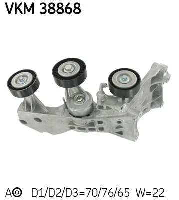 Belt Tensioner, V-ribbed belt Mercedes-Benz A-CLASS · Mercedes-Benz B-CLASS Sports Tourer