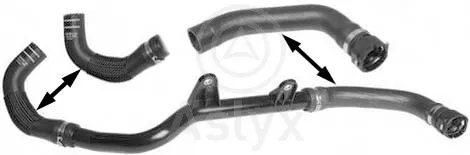 Radiator Hose Citroën JUMPER II Van · Peugeot BOXER Van