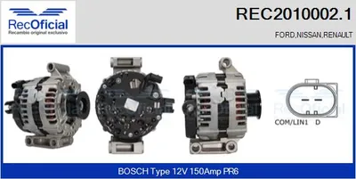 Alternator Ford GALAXY II · Ford S-MAX · Ford MONDEO IV Saloon