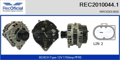 Alternator Mercedes-Benz A-CLASS · Mercedes-Benz CLA Coupe · Mercedes-Benz GLA-CLASS