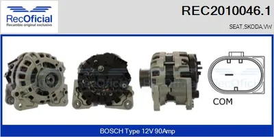 Alternator Seat IBIZA IV · Seat IBIZA IV SC · Vw POLO V