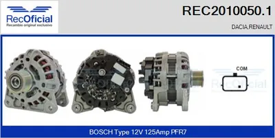 Alternator Renault KANGOO / GRAND KANGOO II · Renault KANGOO Express · Renault MEGANE III Hatchback