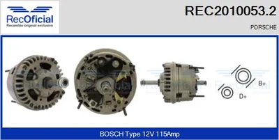 Alternator Porsche 911 · Porsche 911 Convertible · Porsche 911 Targa