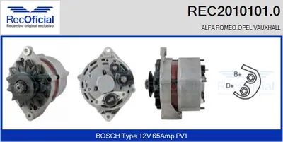 Alternator Opel KADETT C Estate · Opel KADETT C City · Opel KADETT C Coupe