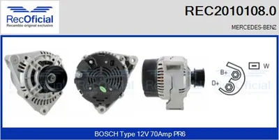 Alternator Mercedes-Benz 124 Coupe · Mercedes-Benz 124 Saloon · Mercedes-Benz 124 T-Model