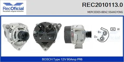 Alternator Mercedes-Benz 124 Coupe · Mercedes-Benz 124 Saloon · Mercedes-Benz 124 T-Model