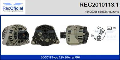 Alternator Mercedes-Benz 124 Coupe · Mercedes-Benz 124 Saloon · Mercedes-Benz 124 T-Model