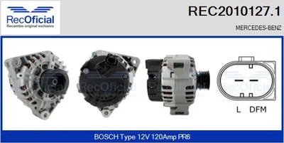 Alternator Mercedes-Benz E-CLASS · Mercedes-Benz E-CLASS T-Model · Mercedes-Benz C-CLASS
