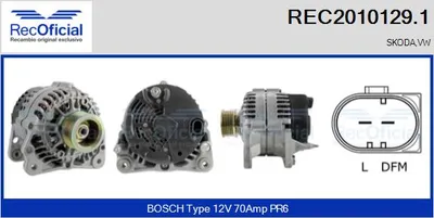 Alternator Skoda OCTAVIA I · Vw GOLF IV · Vw GOLF IV Variant