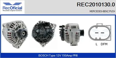 Alternator Mercedes-Benz G-CLASS · Mercedes-Benz E-CLASS · Mercedes-Benz E-CLASS T-Model