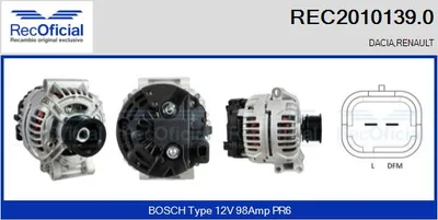 Alternator Renault LAGUNA I · Renault LAGUNA I Grandtour · Renault MEGANE I