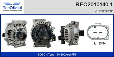 Alternator Mercedes-Benz E-CLASS · Mercedes-Benz E-CLASS T-Model