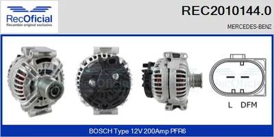 Alternator Mercedes-Benz VIANO · Mercedes-Benz VITO Bus · Mercedes-Benz VITO / MIXTO Van