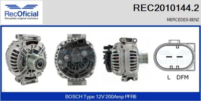 Alternator Mercedes-Benz VIANO · Mercedes-Benz VITO Bus · Mercedes-Benz VITO / MIXTO Van