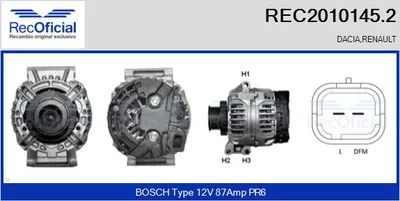 Alternator Renault MEGANE I · Renault MEGANE I Coach · Renault MEGANE I Classic