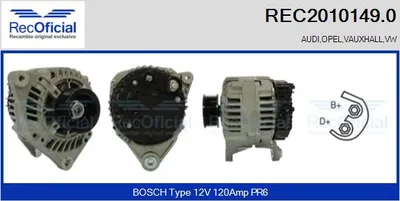 Alternator Audi 80 B4 Saloon · Audi 80 B4 Avant · Audi 100 C4 Saloon