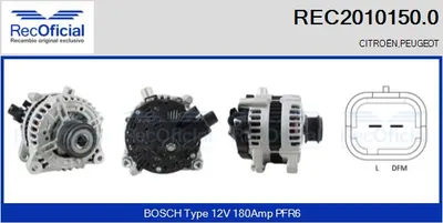 Alternator Peugeot 607 · Peugeot 407 · Peugeot 407 SW