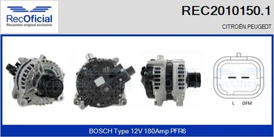 Alternator Peugeot 607 · Peugeot 407 · Peugeot 407 SW