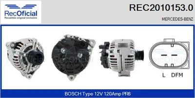 Alternator Mercedes-Benz C-CLASS · Mercedes-Benz C-CLASS Coupe · Mercedes-Benz C-CLASS T-Model