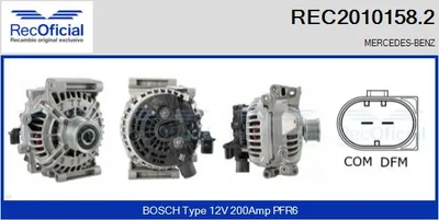 Alternator Mercedes-Benz S-CLASS · Mercedes-Benz C-CLASS · Mercedes-Benz C-CLASS Coupe