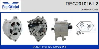 Alternator Chrysler LE BARON Saloon · Chrysler LE BARON Convertible · Chrysler VOYAGER / GRAND VOYAGER III