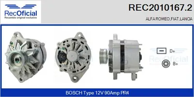 Alternator Fiat CROMA · Lancia DEDRA · Lancia DELTA II