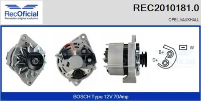 Alternator Opel KADETT E · Opel KADETT E Estate · Opel KADETT E Hatchback