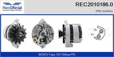 Alternator Opel KADETT C Estate · Opel KADETT C City · Opel KADETT C Coupe
