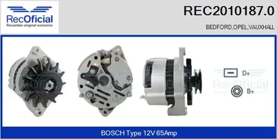 Alternator Opel KADETT E · Opel KADETT E Convertible · Opel KADETT E Estate
