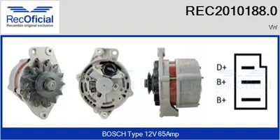Alternator Vw GOLF II · Vw JETTA II